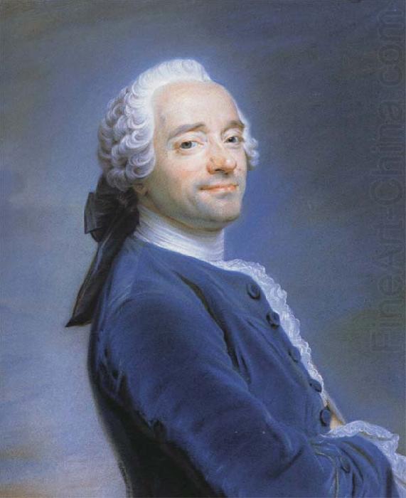 Self-Portrait Wearing a Jobot, Maurice quentin de la tour